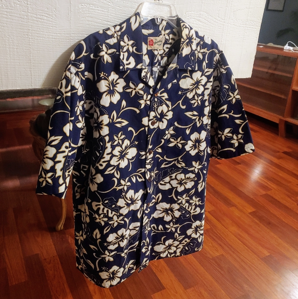 Vintage hilo hattie hawaiian aloha shirt